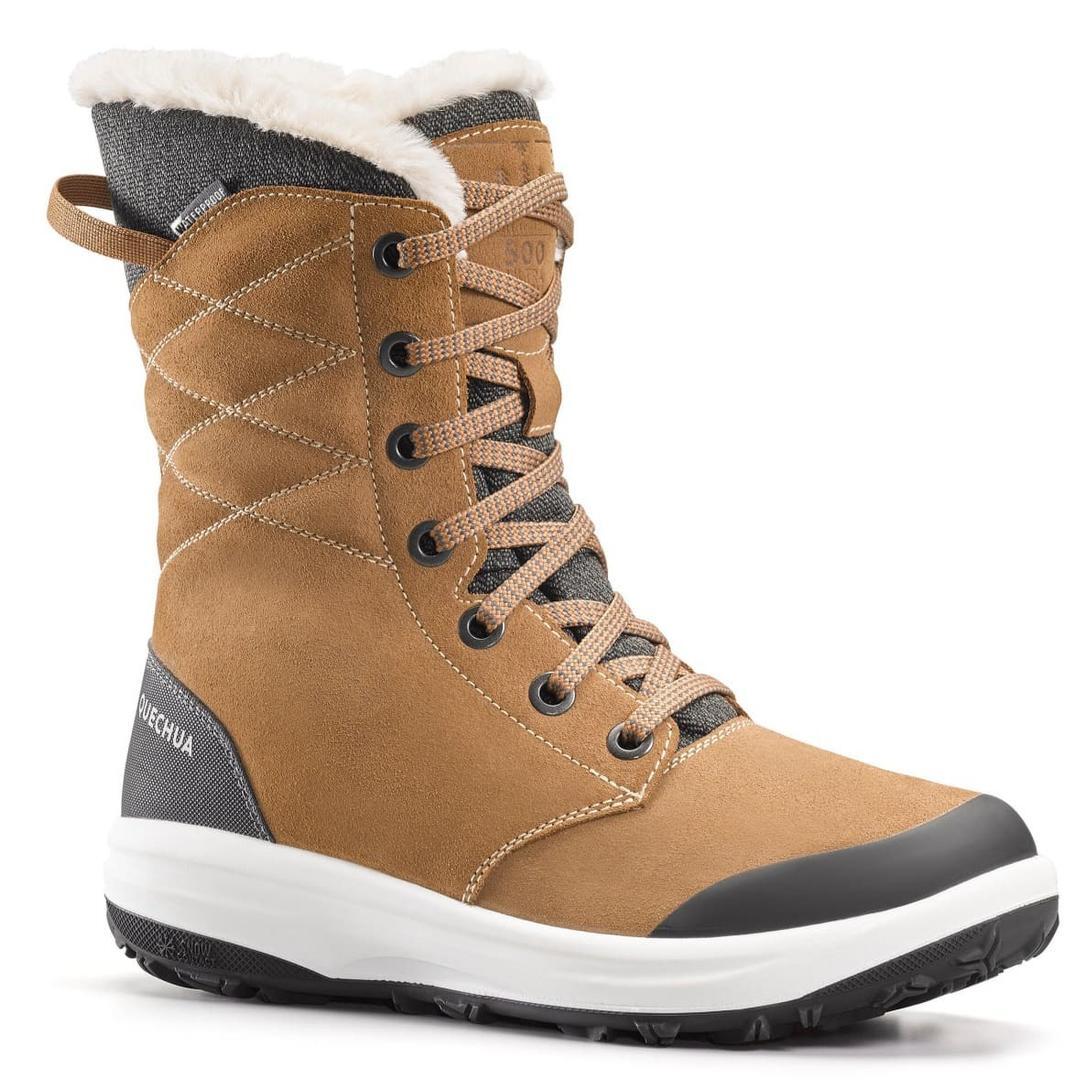 Botas de piel cálidas de Quechua en Decathlon