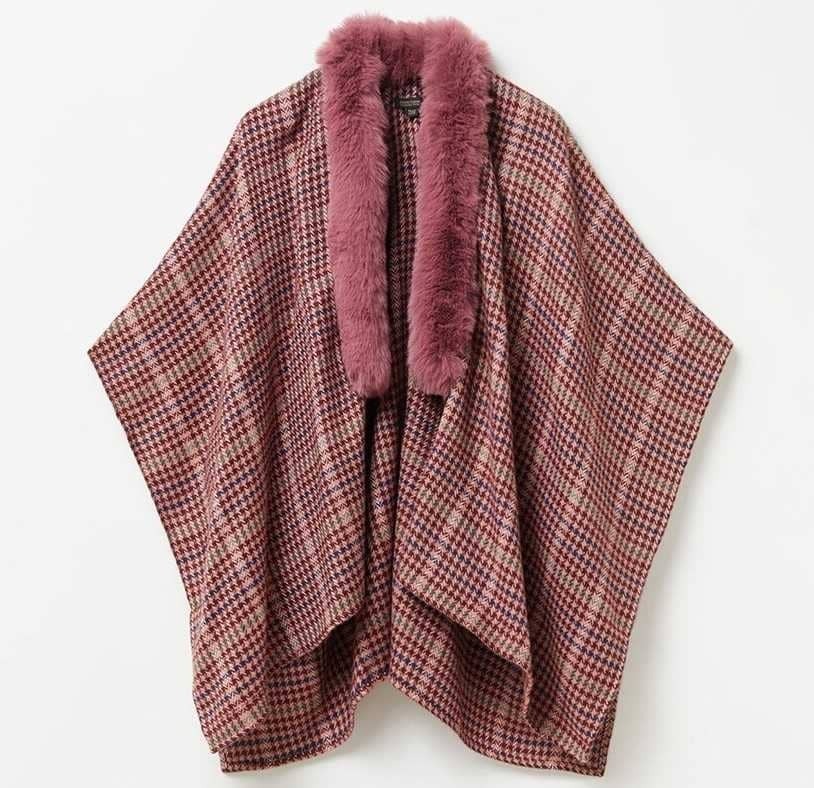 Sfera poncho cuello pelo de El Corte Inglés