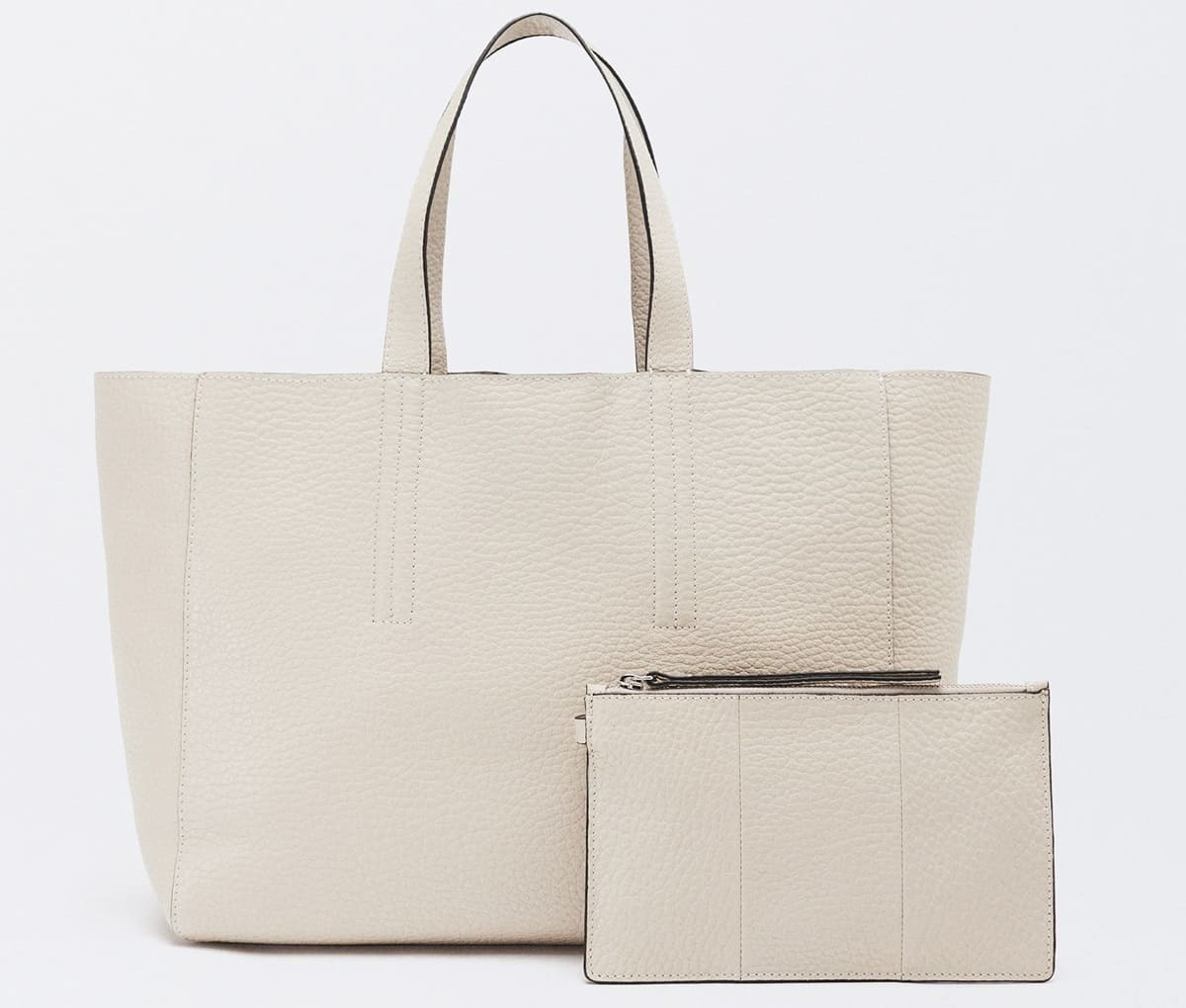 Bolso shopper XXL de piel de Parfois