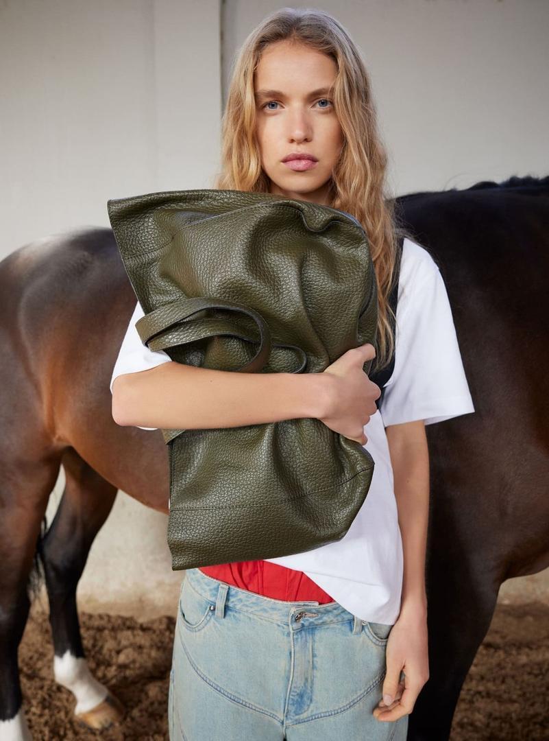 Bolso shopper XXL de piel de Parfois