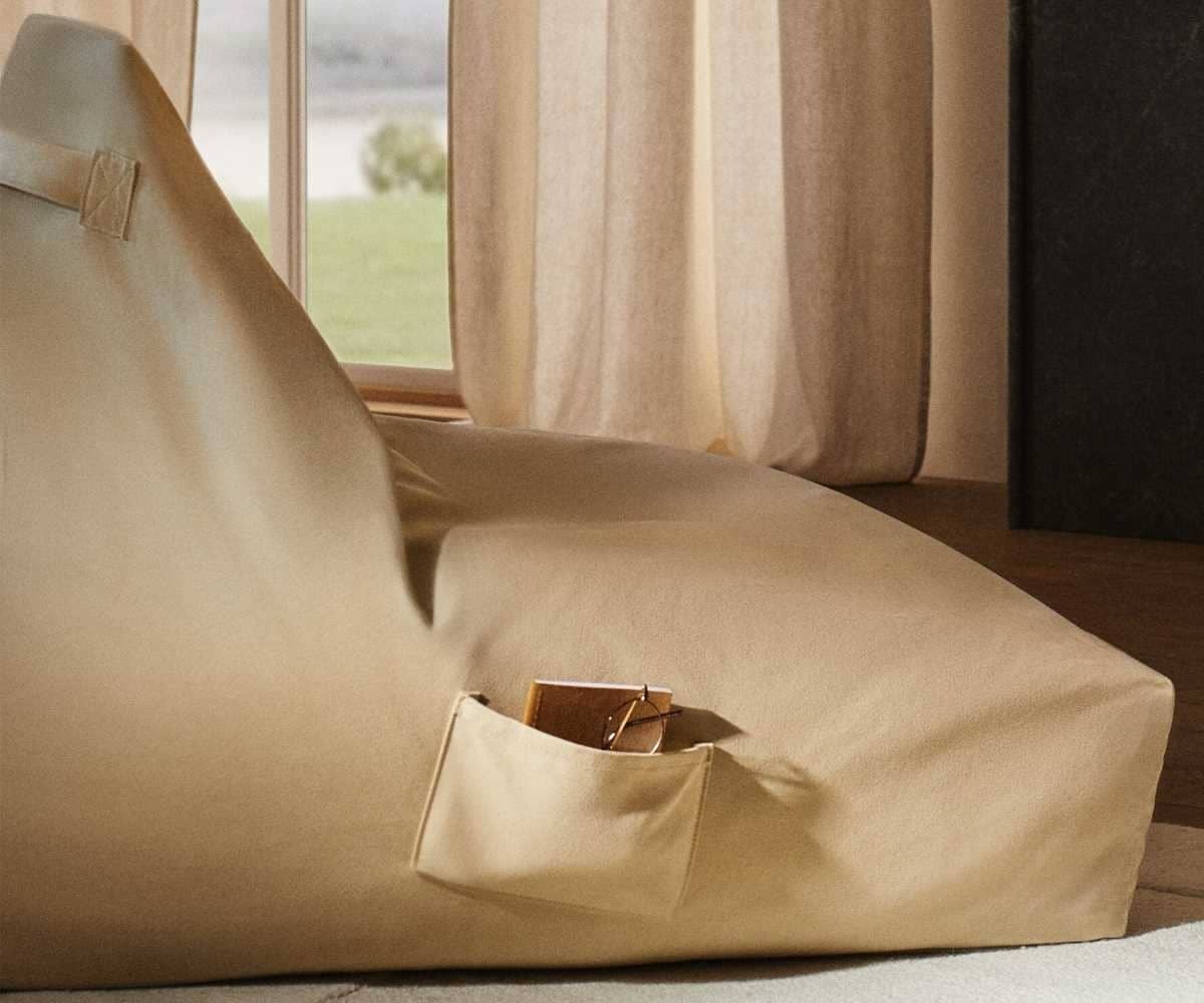 Puff de algodón de Zara Home