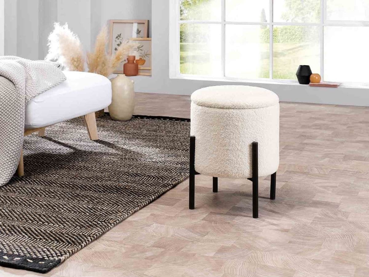 Taburete con almacenaje