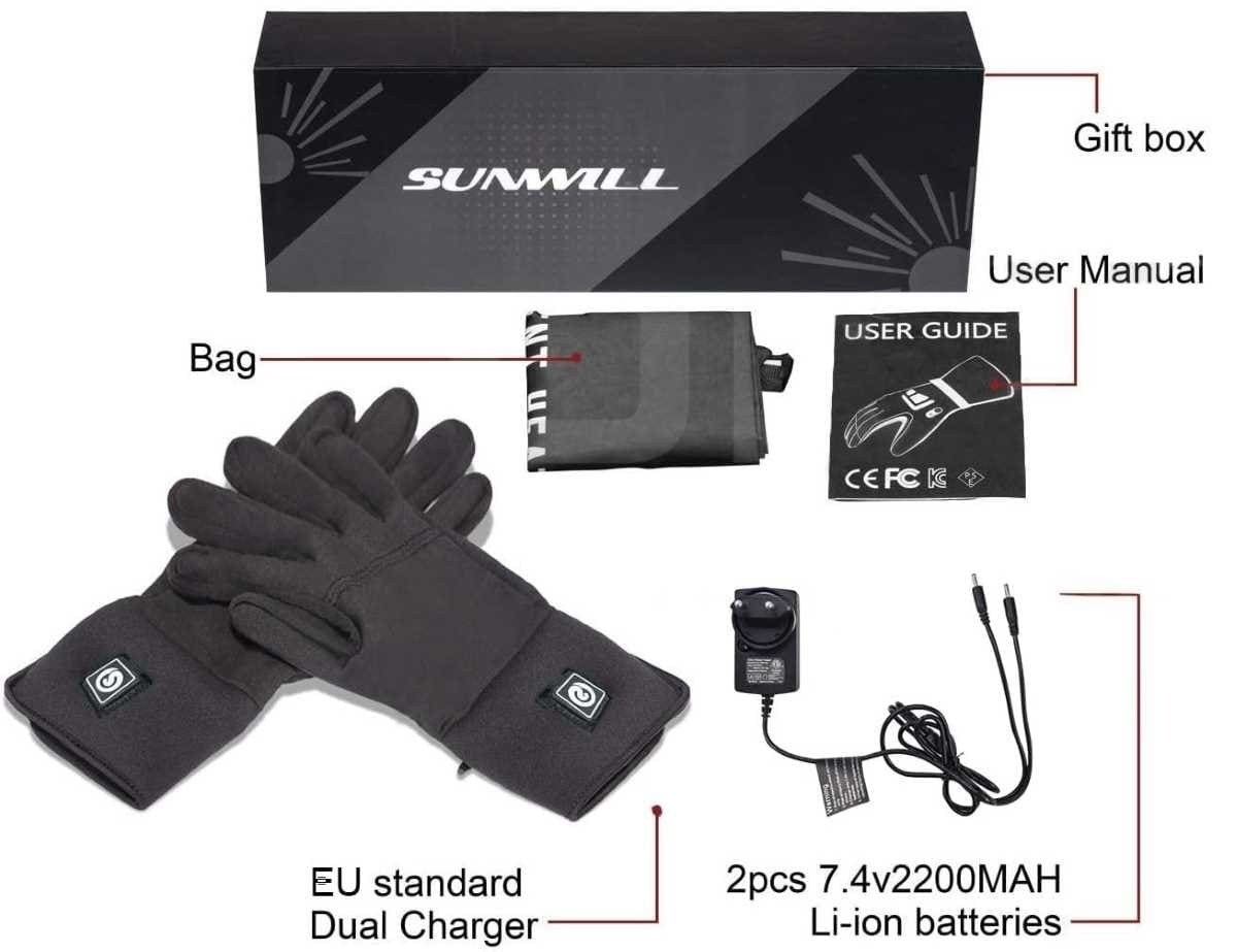 Guantes Calefactables Electrónicos para Hombre y Mujer de Amazon