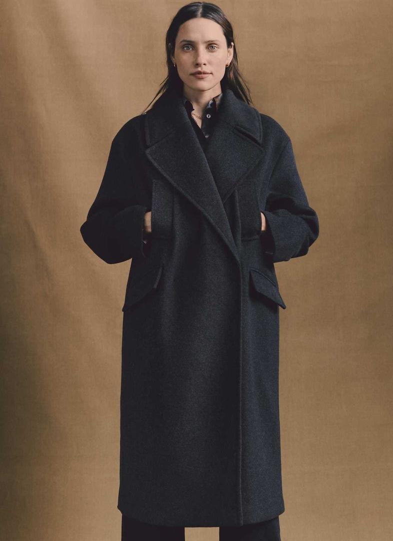 Abrigo en mezcla de lana de Primark