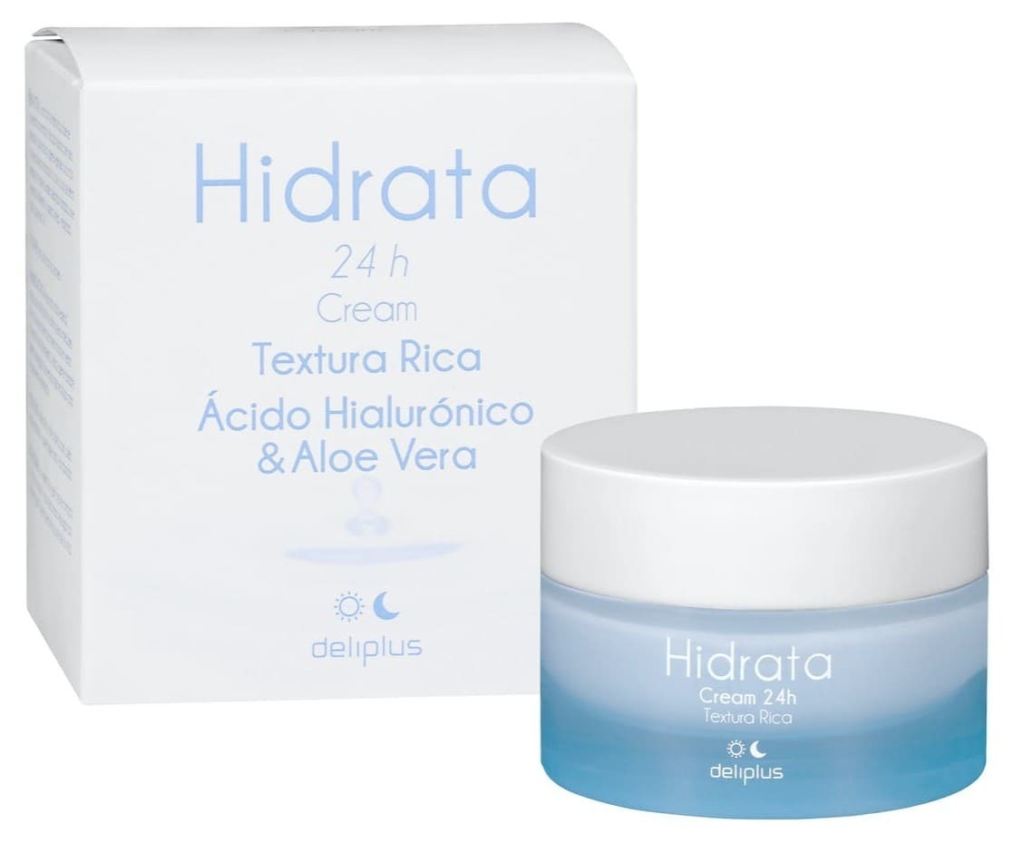 Crema facial Textura Rica 24 h Hidrata Deliplus