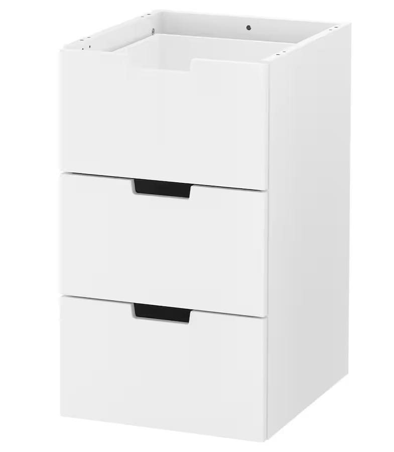 Cómoda modular de 3 cajones NORDLI