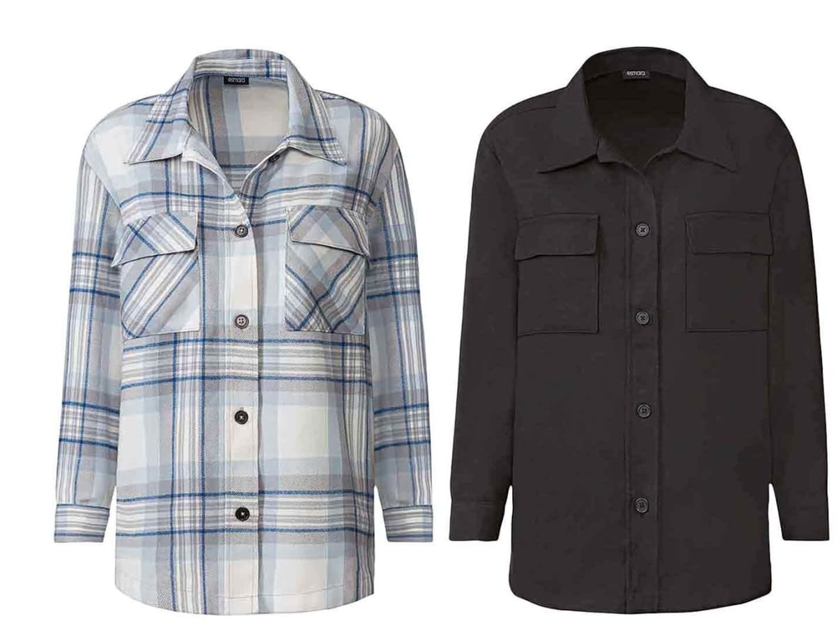 Chaqueta sobrecamisa de franela de Lidl