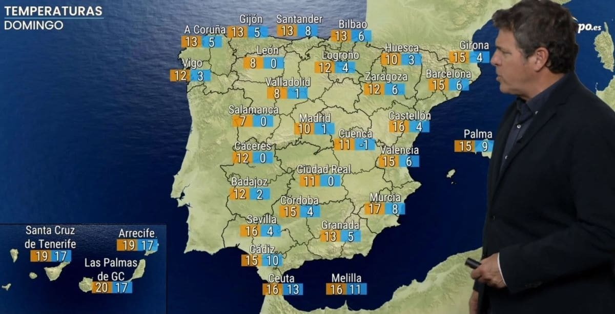 Mario Picazo anuncia el tiempo para el día de Nochebuena | ElTiempo.es