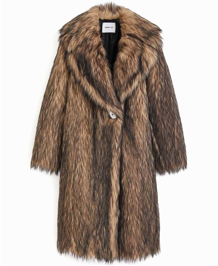 Abrigo efecto pelo de H&M