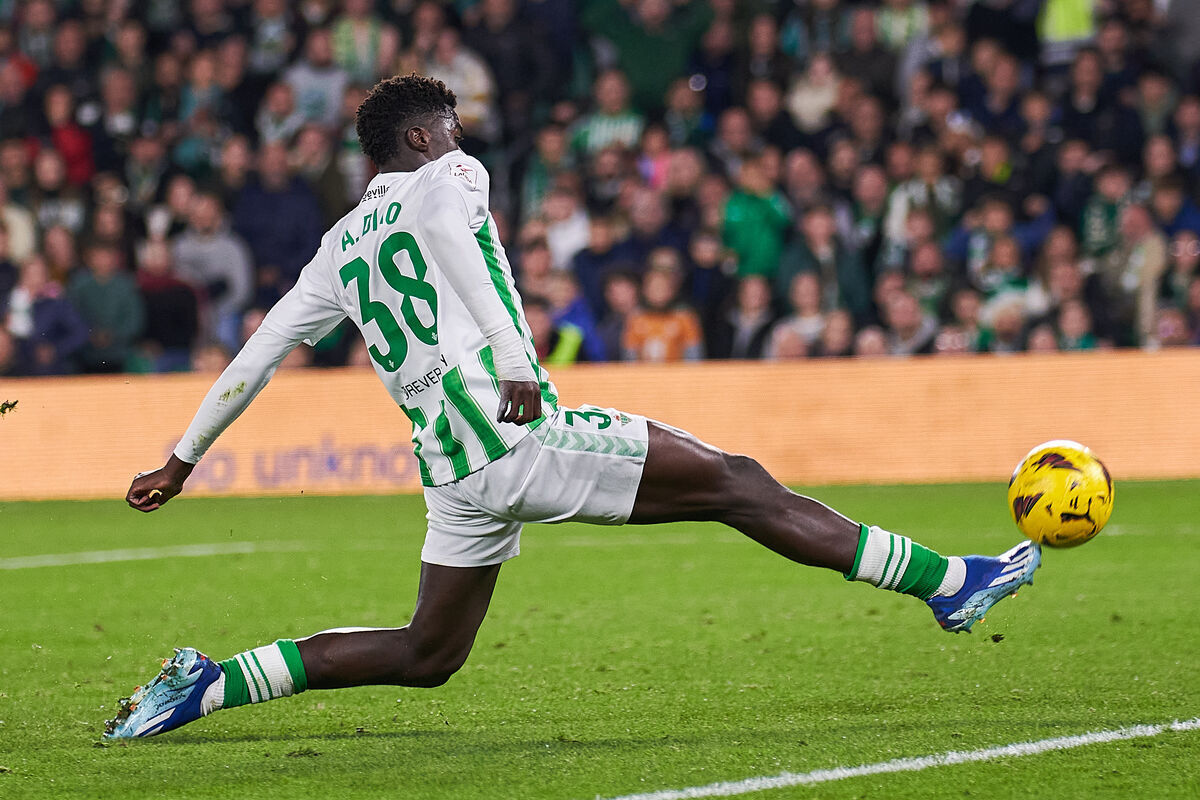 Assane Diao en el Real Betis - Girona | Salvador López Medina para El MIRA