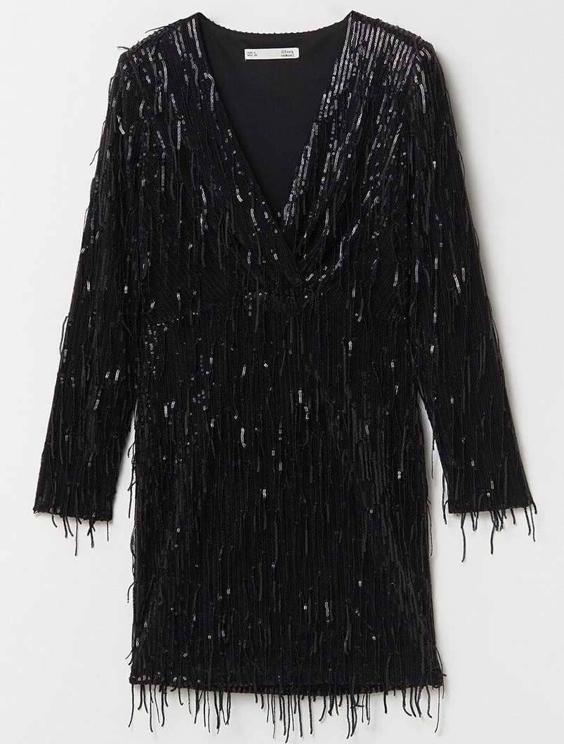 Sfera vestido cruzado flecos de El Corte Inglés