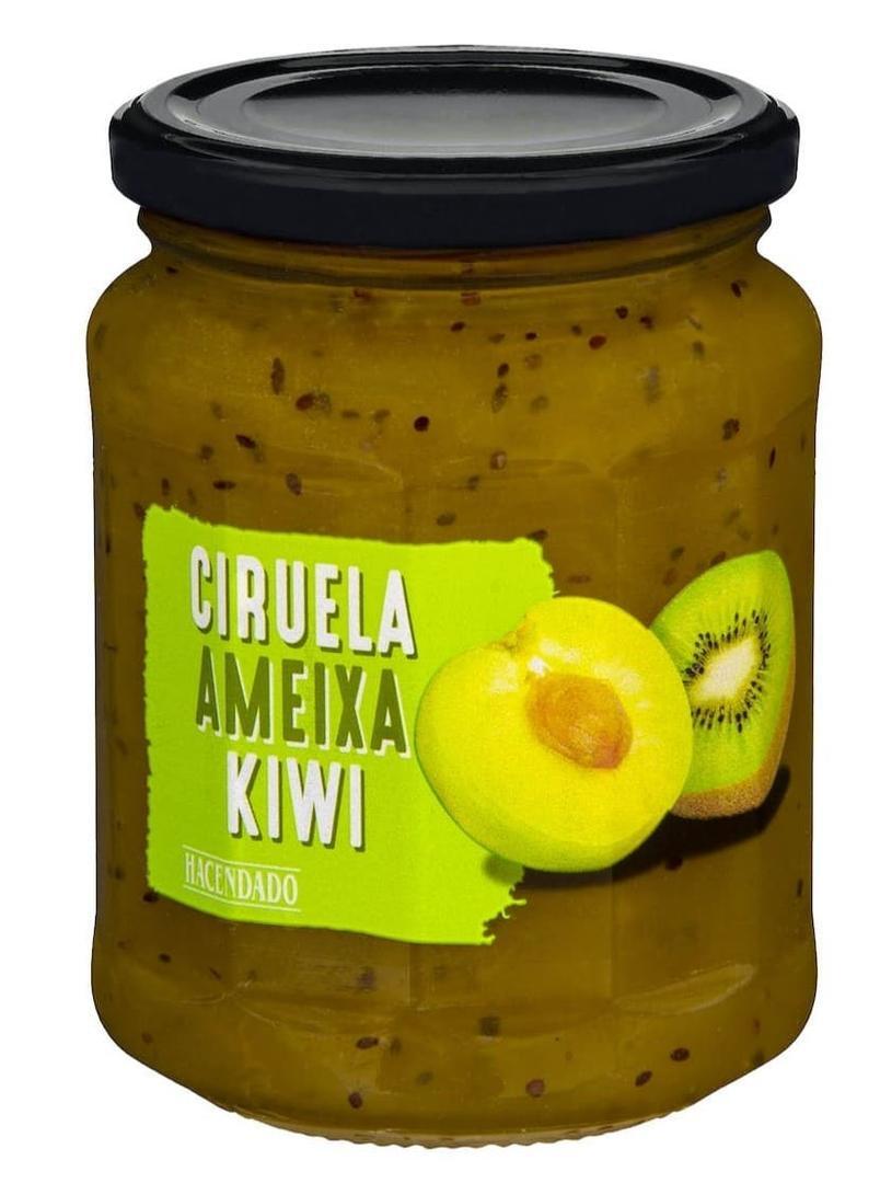 Mermelada de ciruela y kiwi