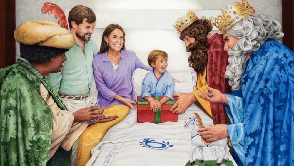 El cartel de la Cabalgata de Reyes Magos de Sevilla 2024