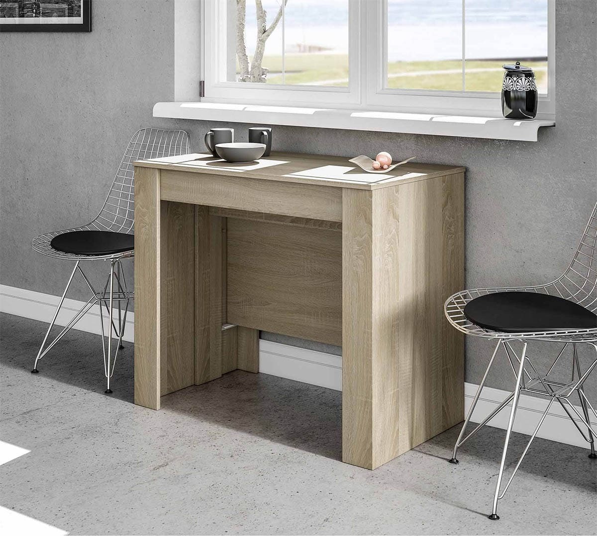 Mesa extensible FORES, en Alcampo   