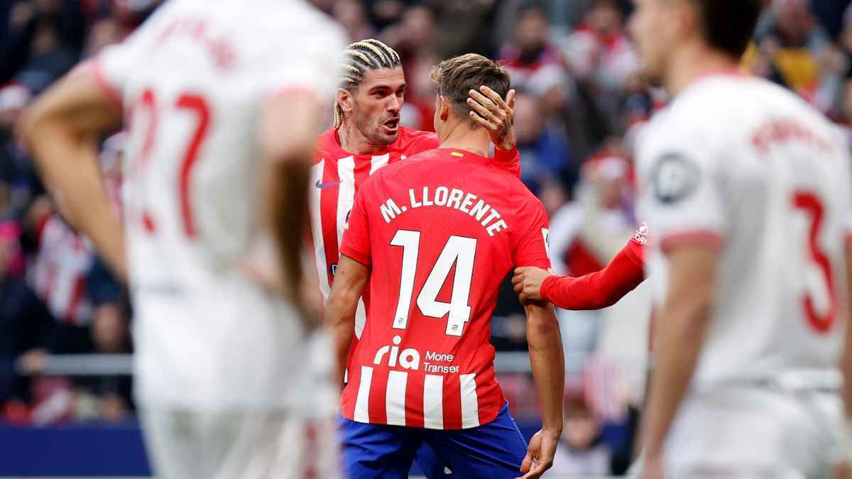 Gol de Marcos Llorente en el Atlético de Madrid - Sevilla FC | Foto: ATM