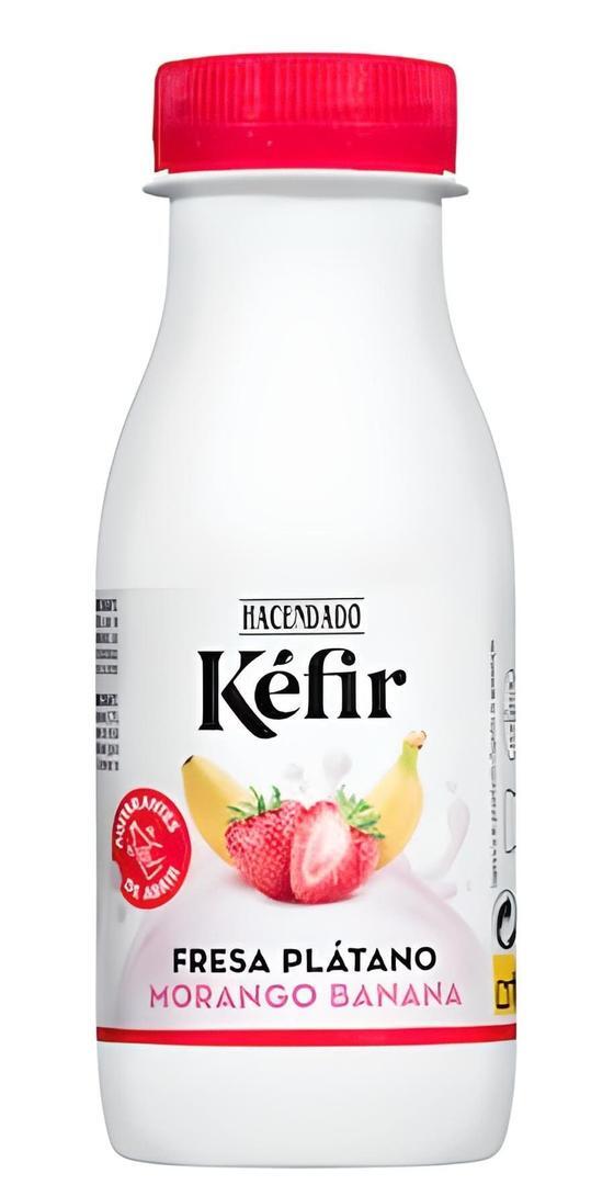 Bebida Kéfir de fresa y plátano Hacendado