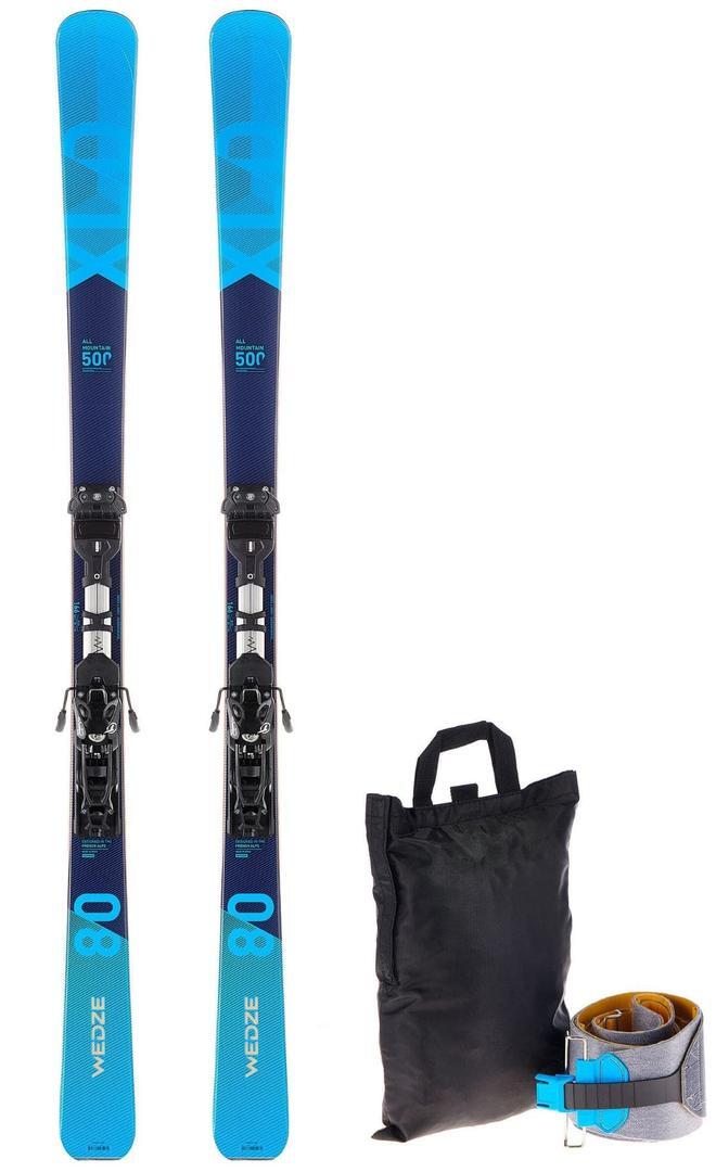 Esquís de travesía Wedze XLD 500 RT con fijaciones