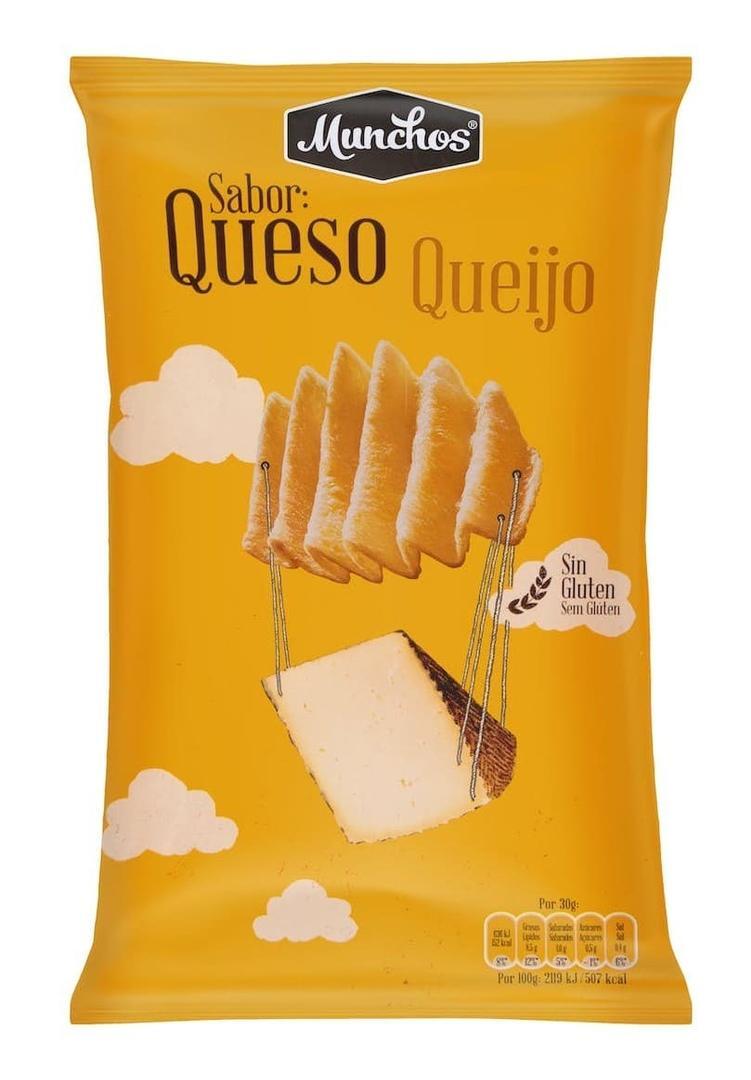 Patatas fritas onduladas Munchos sabor queso