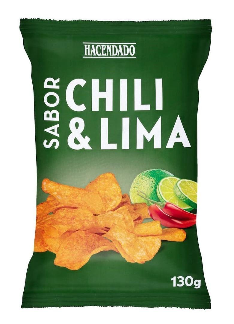 Patatas fritas sabor chili y lima
