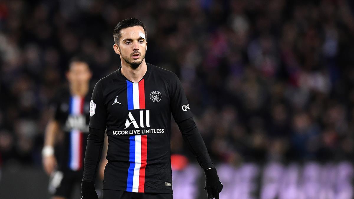 Pablo Sarabia con la elástica del conjunto francés | PSG