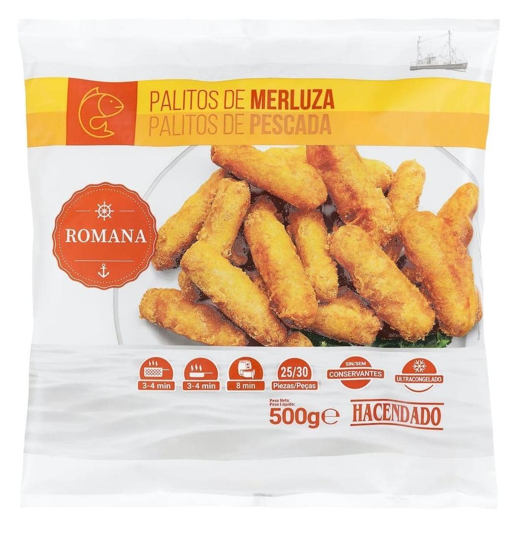 Palitos de merluza a la romana