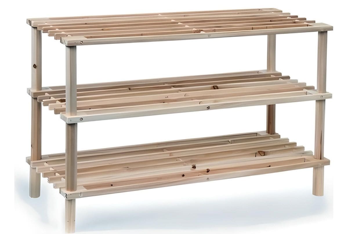 Zapatero de madera Confortime