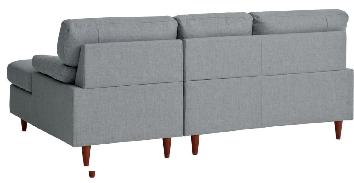 Sofá chaise longue GEDVED gris claro de JYSK