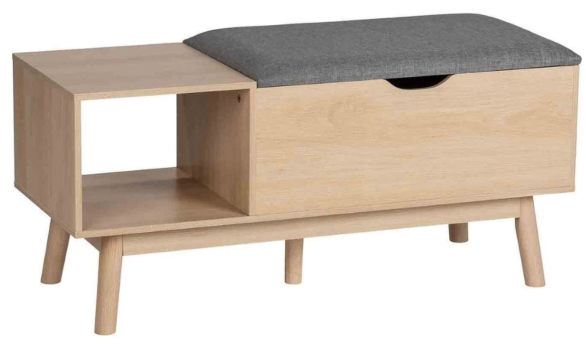 Banco con sistema de almacenaje Wenko