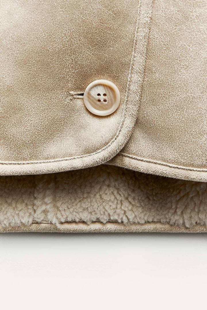 Chaqueta cazadora relaxed doble faz ZW Collection de Zara