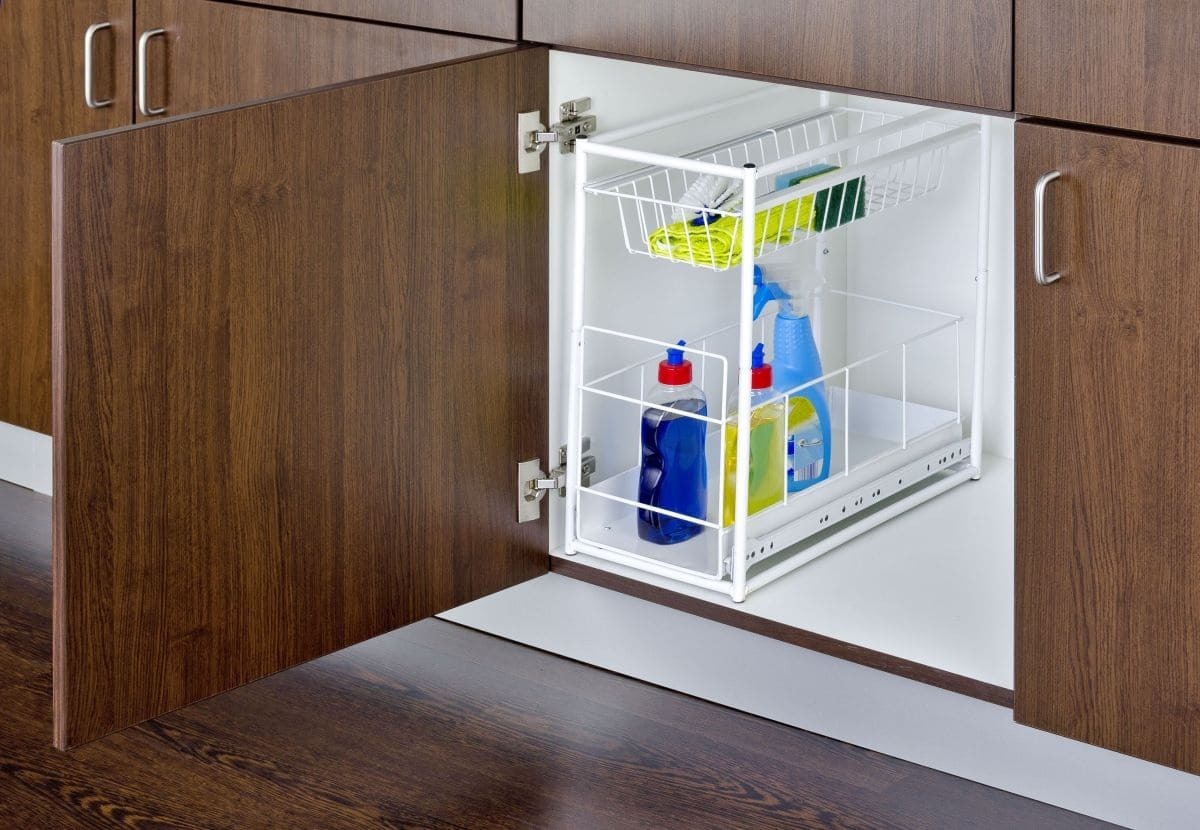 Estantería extraíble con 2 compartimientos WENKO