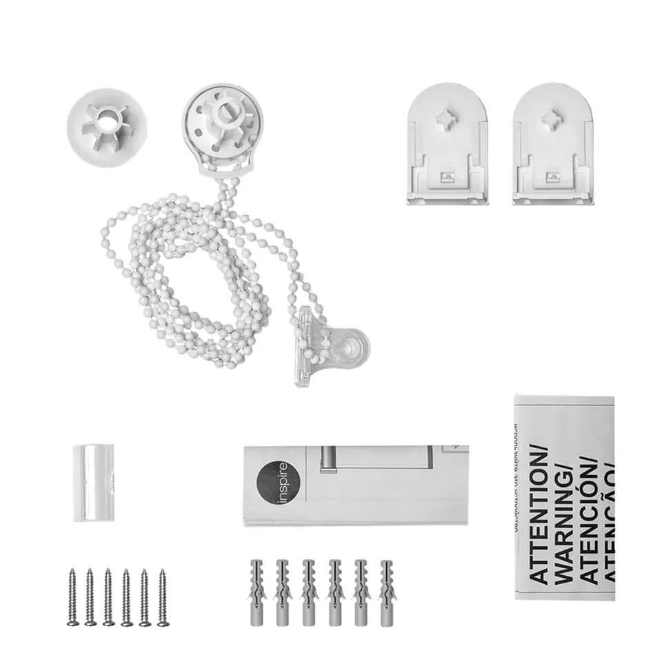 Estor enrollable opaco Mambo de color blanco INSPIRE de Leroy Merlin