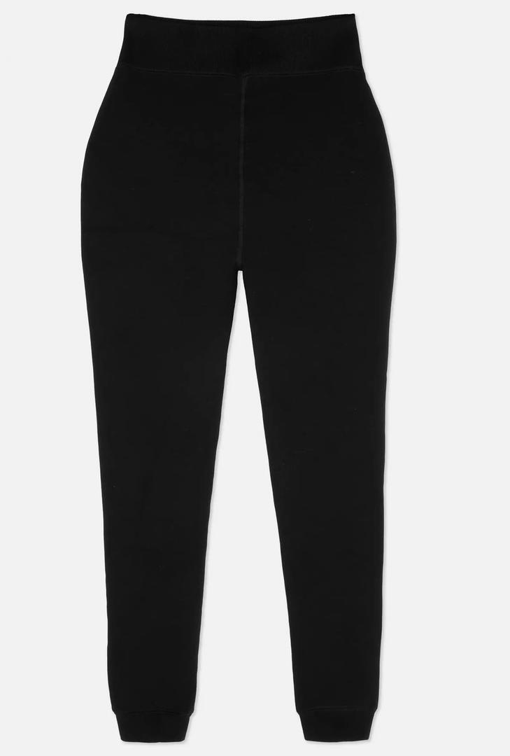 Leggings con forro polar color negro de Primark