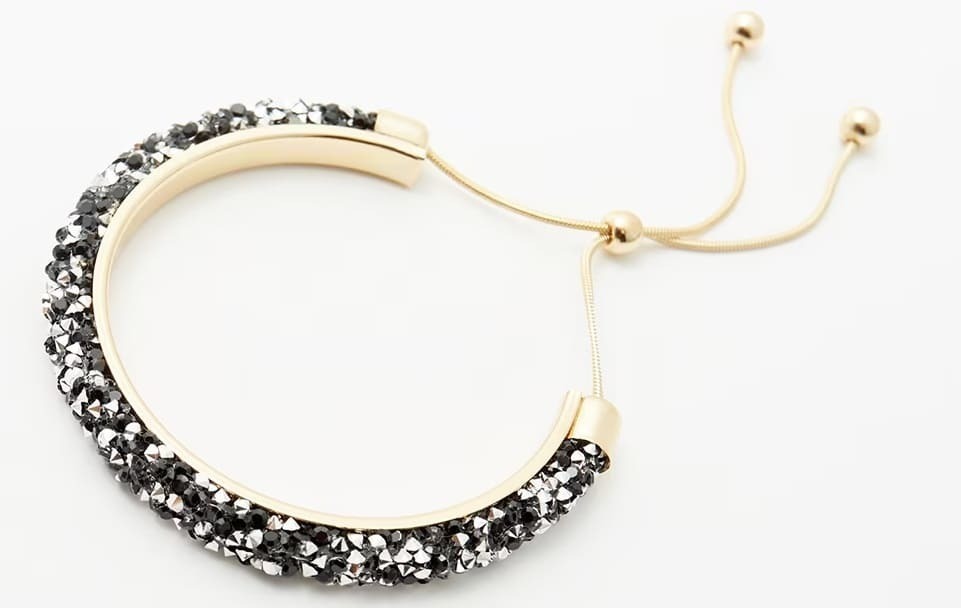 Conjunto de pendientes y pulsera con brillos de Sfera en El Corte Inglés