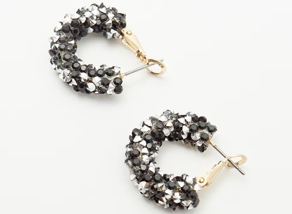 Conjunto de pendientes y pulsera con brillos de Sfera en El Corte Inglés