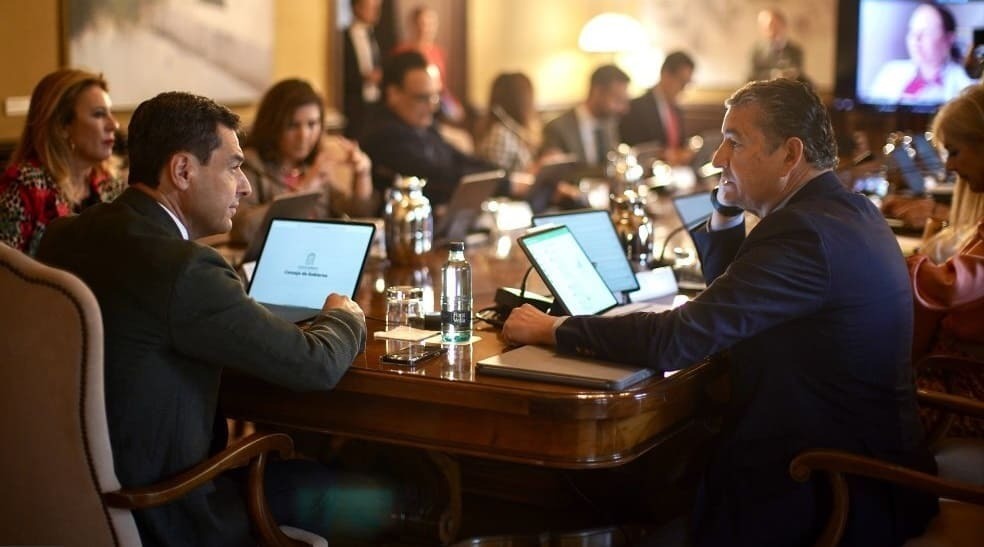 El presidente de la Junta de Andalucía, en un reciente Consejo de Gobierno