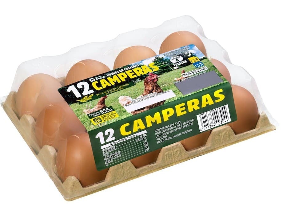 Huevos de gallinas camperas