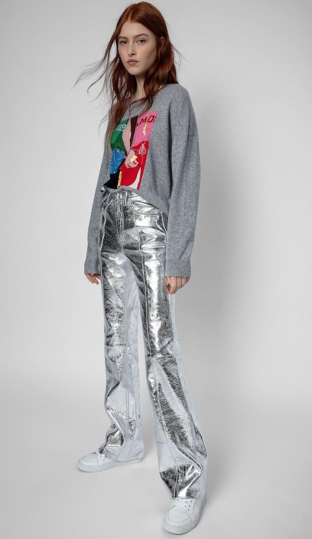 Pantalón vaquero metalizado de Zadig&Voltaire