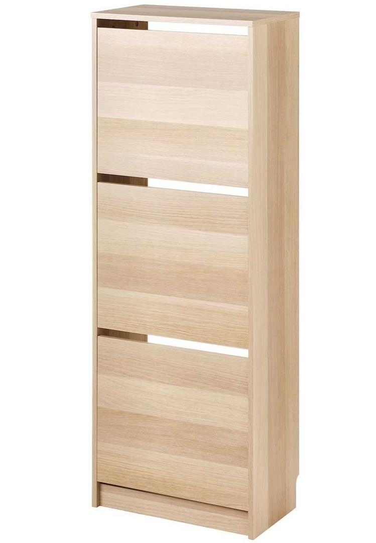 BISSA Zapatero 3 efecto roble de Ikea