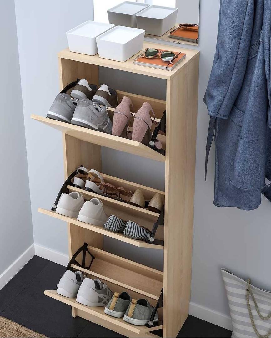 BISSA Zapatero 3 efecto roble de Ikea