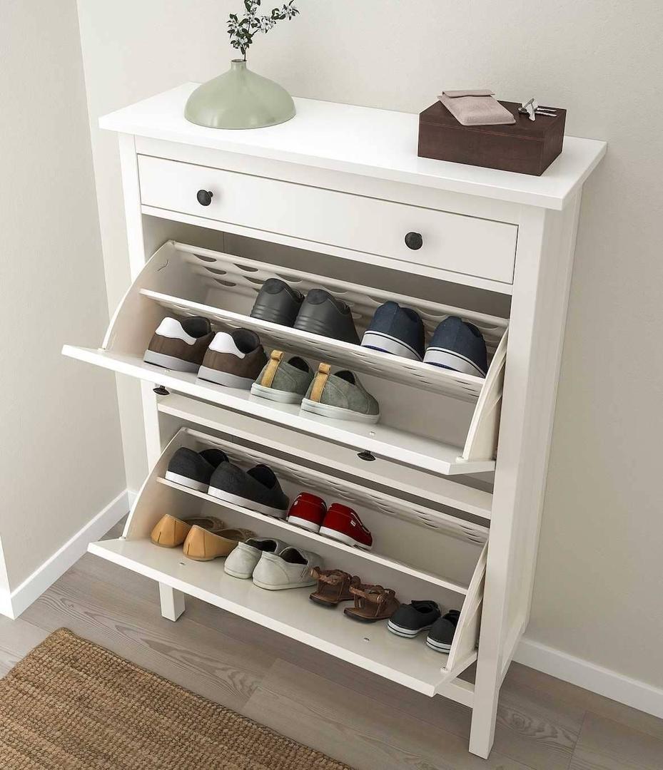 HEMNES zapatero 2 blanco de Ikea