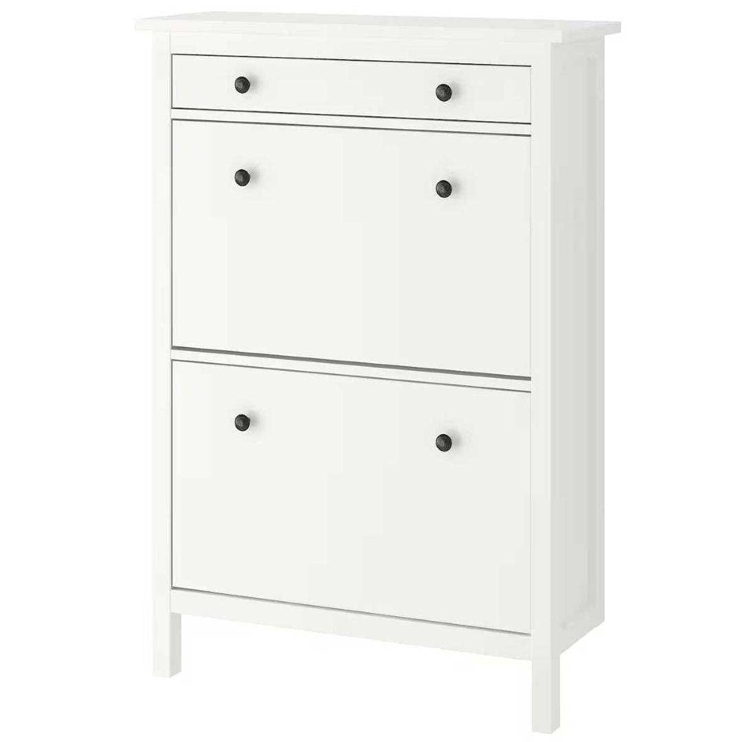 HEMNES zapatero 2 blanco de Ikea