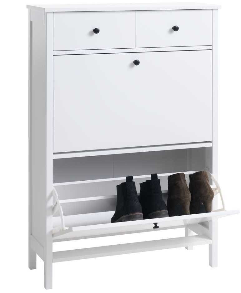 Zapatero TERPET 2 compartimentos blanco de JYSK