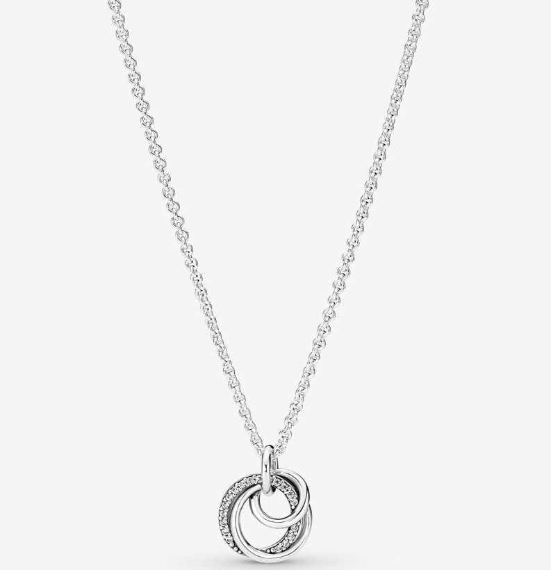 Collar círculos de familia para siempre de Pandora