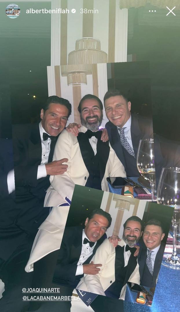 Joaquín celebra junto a amigos el Fin de Año en Marbella