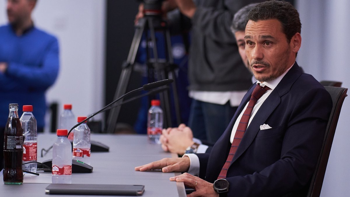 José María del Nido Carrasco en su presentación como nuevo presidente del Sevilla FC | Salvador López Medina para El MIRA