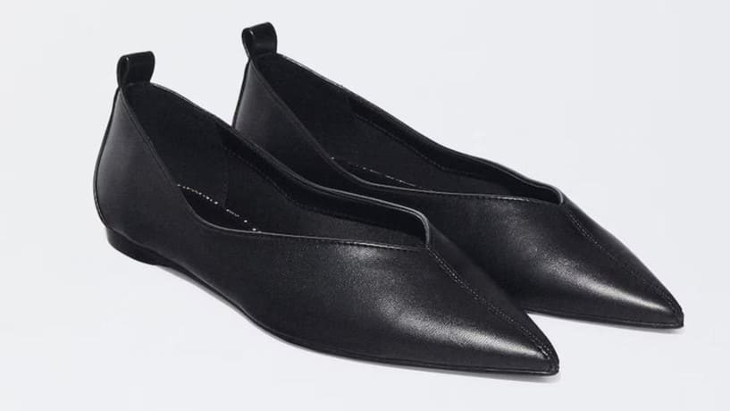 Bailarinas con puntera afilada lisas Parfois