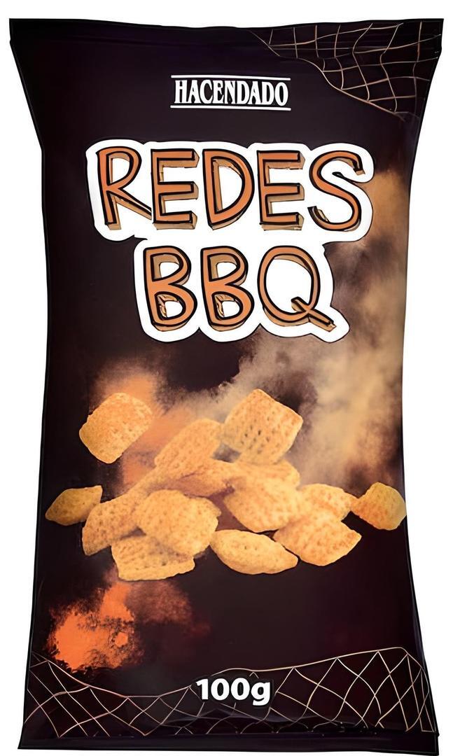 Snack de maíz Redes sabor barbacoa