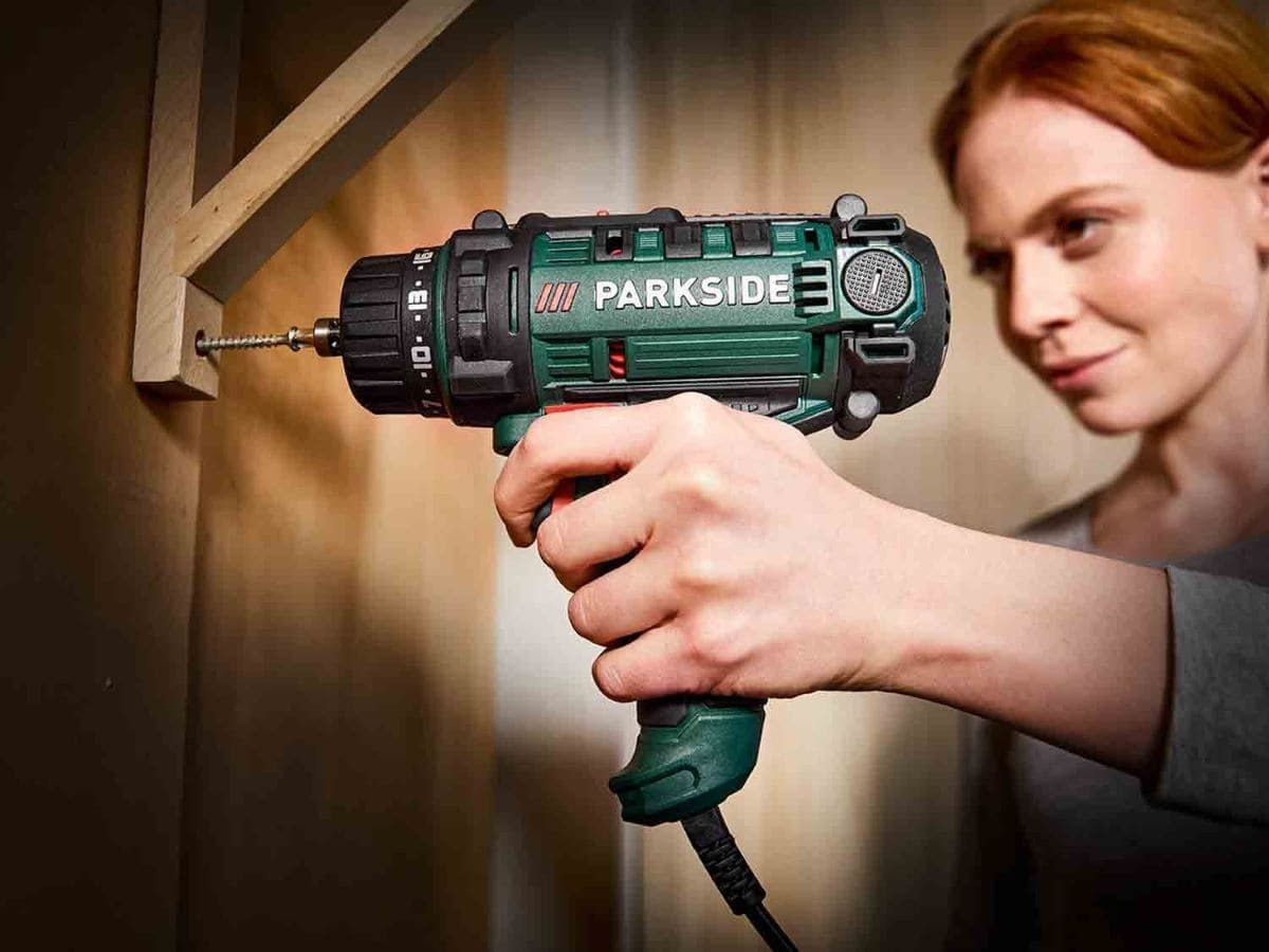 Atornilladora taladradora eléctrica Parkside