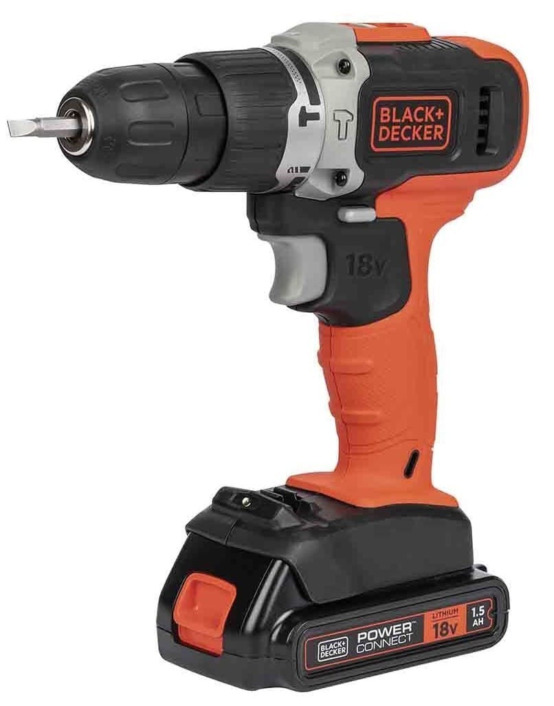 Taladro combinado inalámbrico de 18 V Black & Decker