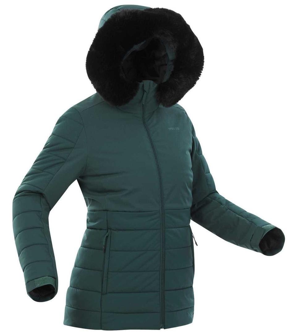 Chaqueta de esquí y nieve impermeable semi-larga Mujer Wedze 100 de Decathlon